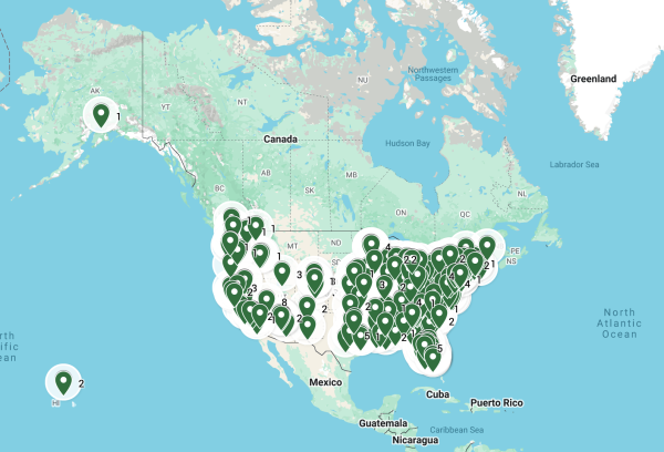 My Italian Family Customers Map